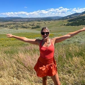 One piece athleisure outfit